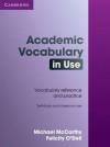 Academic Vocabulary in Use with Answers - Michael McCarthy, Felicity O'Dell