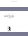 A Catalogue Of The New York Alpha Of The Phi Beta Kappa; Union College, Schenectady. July, 1852 - Michigan Historical Reprint Series