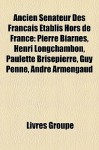 Ancien S Nateur Des Fran Ais Tablis Hors De France - Livres Groupe