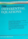 2500 Solved Problems in Differential Equations (Schaum's Solved Problems Series) - Richard Bronson