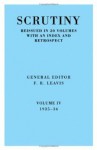 Scrutiny: A Quarterly Review vol. 4 1935-36 - F.R. Leavis