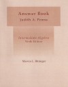 Intermediate Algebra Answer Book - Judith A. Penna, Marvin L. Bittinger