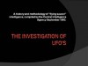 The Investigation of UFO's - Hector Quintanilla Jr, Central Intelligence Agency