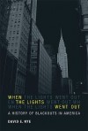 When the Lights Went Out: A History of Blackouts in America - David E. Nye