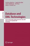 Database and XML Technologies: 5th International XML Database Symposium, Xsym 2007, Vienna, Austria, September 23-24, 2007, Proceedings - Angela Bonifati