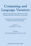 Computing and Language Variation: International Journal of Humanities and Arts Computing Volume 2 - John Nerbonne, Charlotte Gooskens, Renee van Bezooijen, Sebastian Kurschner