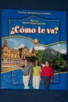 Como Te Va?: Vol B, Teachers Wraparound Edition - Conrad J. Schmitt, Woodford