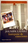 Interprete De Emociones - Jhumpa Lahiri