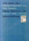 Gebirgslandschaft mit Arno Schmidt: Grazer Symposion 1980 - Jörg Drews