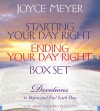 Starting Your Day Right/Ending Your Day Right Box Set: Devotions to Begin and End Each Day - Joyce Meyer, Sandra McCollom