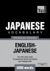 Japanese vocabulary for English speakers - 5000 words (T&P Books) - Andrey Taranov