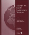 Analysis Of Equity Investments: Valuation - John D. Stowe, Thomas R. Robinson, Jerald E. Pinto