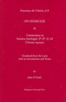 Reflection on Homicide & Commentary on Summa Theologiae Iia-Iiae Q. 64 (Thomaquinas) (Mediaeval Philosophical Texts in Translation) - Francisco de Vitoria