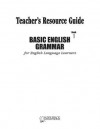 Basic English Grammar Book 1 Teacher's Resource Guide CD - Carol Hegarty