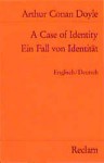 A Case of Identity/Ein Fall von Identität Englisch/Deutsch - Arthur Conan Doyle