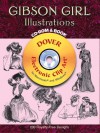Gibson Girl Illustrations CD-ROM and Book - Charles Dana Gibson, Carol Belanger-Grafton