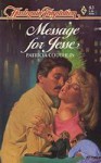 Message for Jesse (Harlequin Temptation, #83) - Patricia Coughlin