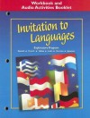 Invitation to Languages Workbook and Audio Activities Booklet: Foreign Language Exploratory Program - Conrad J. Schmitt