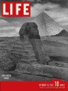 Original Life Magazine from October 19, 1942 - Sandbagged Sphinx - Life Magazine