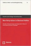 Non-Party Actors in Electoral Politics: The Role of Interest Groups and Independent Citizens in Contemporary Election Campaigns - David M. Farrell, Ruediger Schmitt-beck