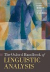 The Oxford Handbook of Linguistic Analysis - Bernd Heine, Heiko Narrog