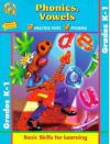 Phonics, Vowels: Grade K-1 [With Stickers] - Learning Horizons