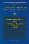 Handbook of Numerical Analysis, Volume 7 - Philippe G. Ciarlet