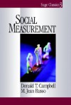 Social Measurement - Donald T. Campbell, M. Jean Russo