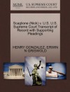 Scaglione (Nick) v. U.S. U.S. Supreme Court Transcript of Record with Supporting Pleadings - HENRY GONZALEZ, ERWIN N GRISWOLD