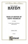 Mass in Honor of Saint Nicholas, in G Major: Satb with Satb Soli (Latin Language Edition) - Franz Haydn