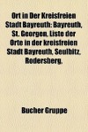 Ort In Der Kreisfreien Stadt Bayreuth - B. Cher Gruppe