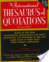 The International Thesaurus of Quotations: Revised Editon - Eugene Ehrlich