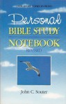 Personal Bible Study Notebook - John C. Souter