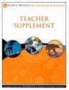 God's Design for Chemistry & Ecology Teacher Supplement [With CDROM] - Debbie Lawrence, Richard Lawrence