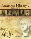 American History 1 (Before 1865) - Softcover Student Text Only - Matthew T. Downey