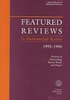 Featured Reviews in Mathematical Reviews, 1995-1996 - Donald G. Babbitt, Ann Arbor