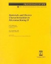 Materials and Device Characterization in Micromachining II: 20-21 September 1999, Santa Clara, California - Dmitry A. Zimnyakov