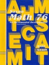 Saxon Math 7/6: Student Edition 2002 - Saxon Publishers