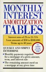 Monthly Interest Amortization Tables: Interest Rates of 2% to 25.75%, Loan Amounts of $50 to $300,000, Terms Up to 40 Years - Contemporary Books, Inc.