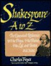 Shakespeare A to Z: The Essential Reference to His Plays, His Poems, His Life and Times, and More - Charles Boyce, David Allen White