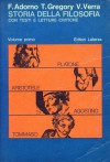 Storia della filosofia: Volume primo - Francesco Adorno, Tullio Gregory, Valerio Verra