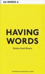 Having Words - Denise Scott Brown