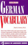 German Vocabulary - Paul G. Graves