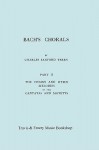 Bach's Chorals. Part 2 - The Hymns and Hymn Melodies of the Cantatas and Motetts. [Facsimile of 1917 Edition, Part II] - Charles Sanford Terry, Travis & Emery, Johann Sebastian Bach