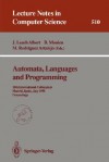 Automata, Languages and Programming: 18th International Colloquium, Madrid, Spain, July 8-12, 1991. Proceedings - Javier Leach Albert