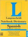 Notebook Spanish Dictionary - Langenscheidt