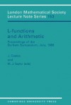 L-Functions and Arithmetic - J. Coates