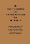 The Paisley Directory and General Advertiser for 1915-1916 - J. Cook