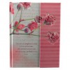 Journal Hardcover Flap Pink Flower Strength & Shield - Christian Art Gifts