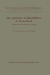 Die Englischen Grossbankfilialen in Deutschland: Aufgaben Und Betriebseinrichtungen - Hermann Van Der Upwich, W Prion